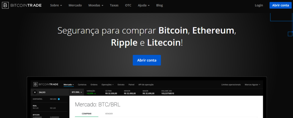 Corretoras de Bitcoin Bitcointrade 1 1024x414 - As 3 Melhores Corretoras de Bitcoin (A 3ª é minha favorita)